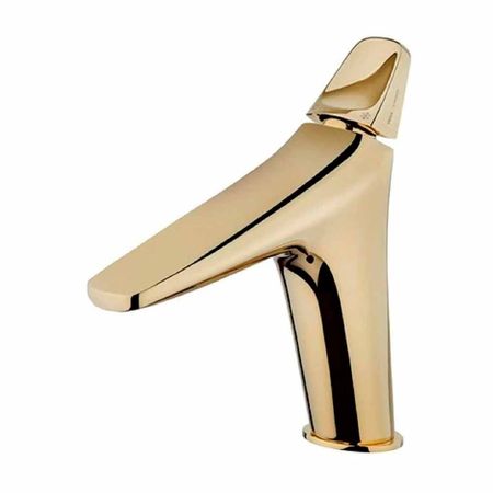 Mezcladora para Lavatorio Monocomando Teka Sense L Baja Gold