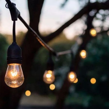 Guirnalda 20 sockets Negro E27 220v 10m