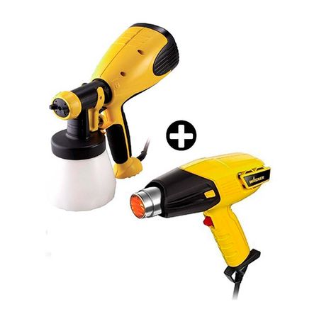 Pistola para pintar Spray100 + Pistola de calor Furno300 Wagner