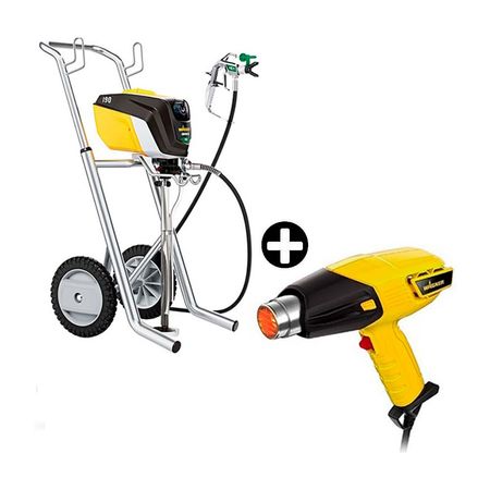 Pistola para pintar Pro190 Cart + Pistola de calor Furno300 Wagner