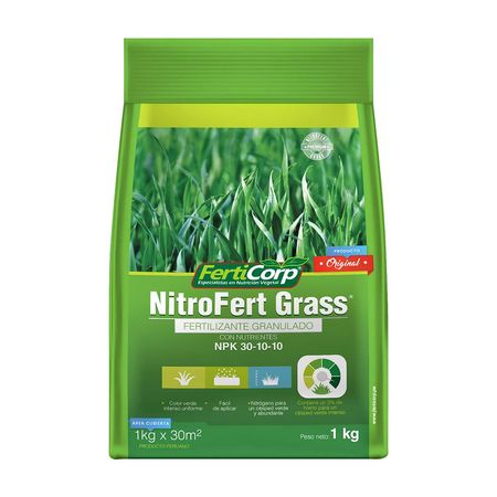 Fertilizante Granulado Nitrofert Grass 1Kg Ferticorp