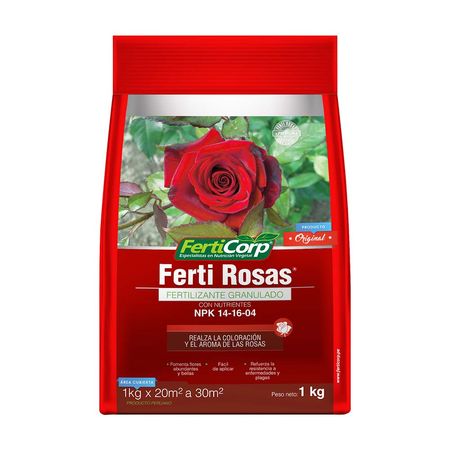 Fertilizante Granulado Ferti Rosas 1Kg Ferticorp