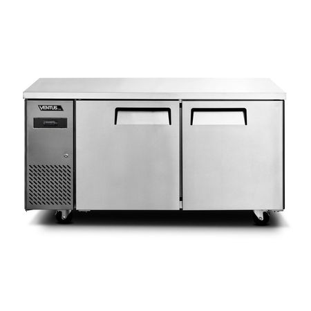 Mesón refrigeradora Ventus acero inox Vmr2ps-260 290l