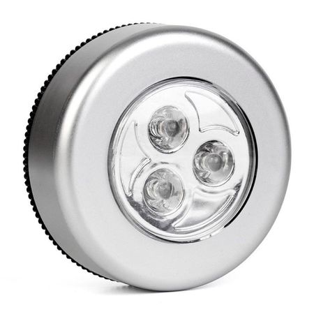 Luz de Toque Werken de 3 Luces sin Pilas Plata