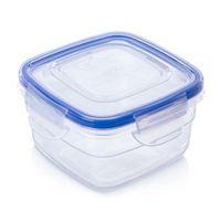 Taper Hermético Cuadrado 320ml Reyplast de Polipropileno