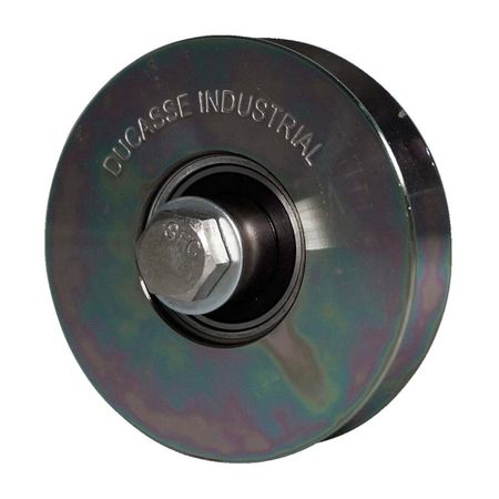 Rueda Ducasse con Perno de Acero Templado/Níquel Plata de 75mm