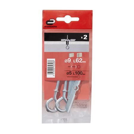 Armella Cerrada Standers Zincada 9x62mm Juego de 2 Unidades