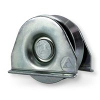 Rueda con Placa Ducasse de Acero Templado/Níquel de 100mm