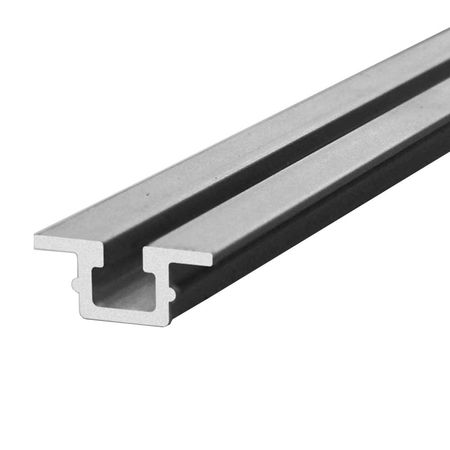 Riel de Aluminio Ducasse Modelo AL1535 Color Plata Mate Anonizado de 3 metros