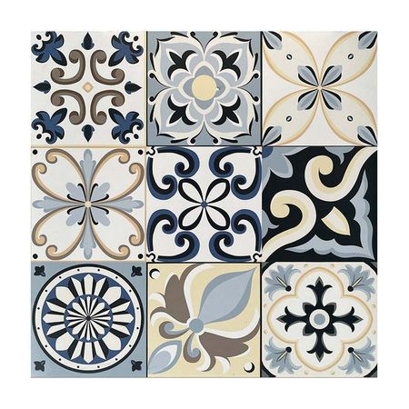 Piso graficado Cementina Messina Pulido 60x60cm 1.44m2 Klipen