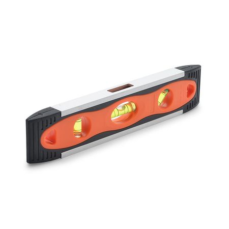 Nivel Magnético Truper NTX9 de Aluminio/PVC Color Naranja