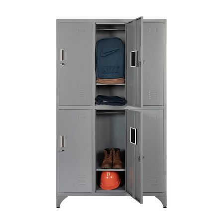 Locker metálico Mk3-02-6 puerta portacandado Maletek