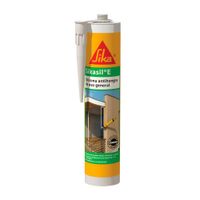 Silicona Sikasil E 280ml Resistente al Moho Negro