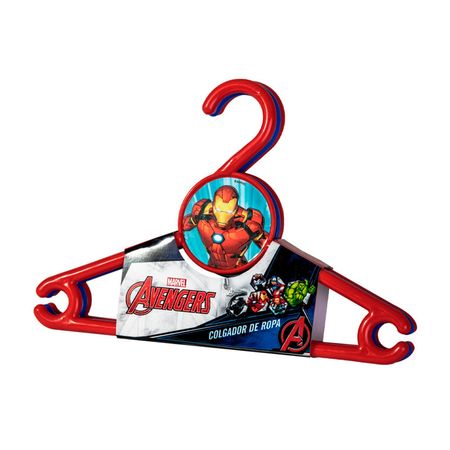 Colgador con diseño Juego x 3 Avengers Duraplast