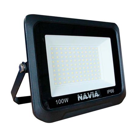 Reflector LED Navia 100W Negro con Eficiencia Energética A