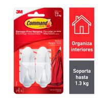 Gancho 3M mediano, 2 unidades