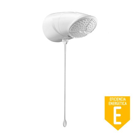 Ducha Eléctrica Lorenzetti Top Jet Multitemperatura 6000W Blanco