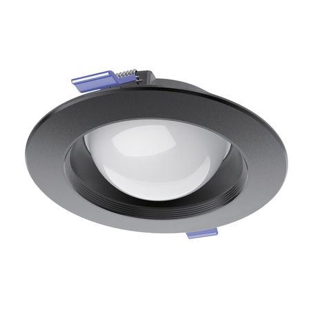 Spot Led Saturno Negro para Caja Octagonal 6w Luz Cálida Wellmax-Samsung