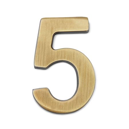 Número 5 de bronce Infafiza