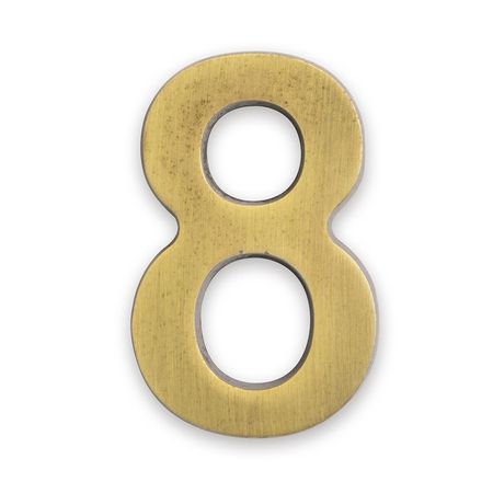 Número 8 de bronce Infafiza