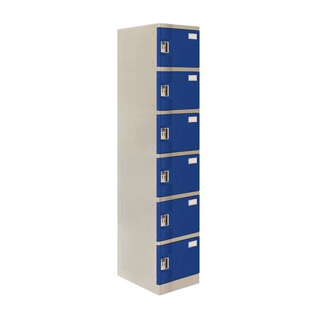 Locker Abs Lp106 Llave doble pin Azul Maletek