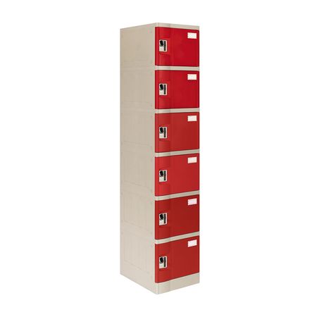 Locker Abs Lp1-06 Porta candado Rojo Maletek