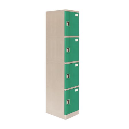 Locker Abs Lp104 Llave doble pin Verde Maletek
