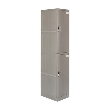 Casillero Maletek Modelo LP102 Gris de Metal con 2 Puertas