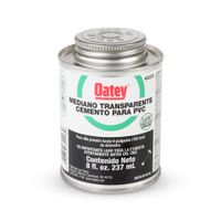 Pegamento para Pvc 8 Oz 237Ml Medio Negro Oatey