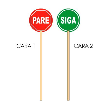 Paleta Pare y Siga Ergonómico 35x180cm