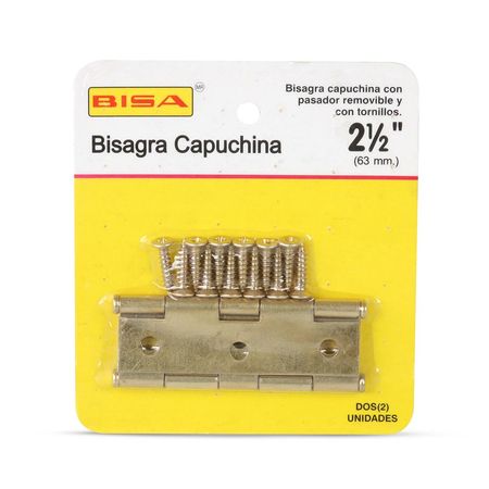 Bisagra Capuchina Liviana Bronce 21/2x13/8