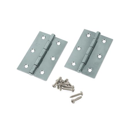 Bisagra con remache Acero Zincada 31/2