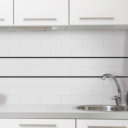 Lápiz de vidrio Negro Brillante 39.4x1 cm Kantu