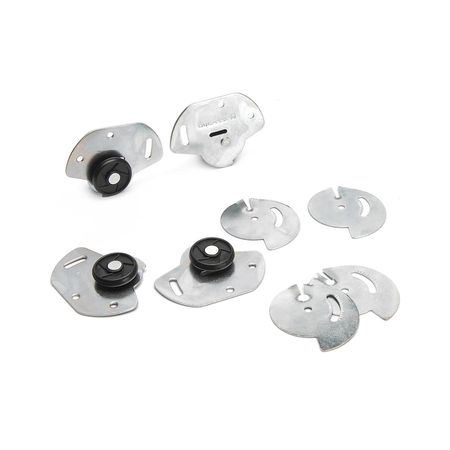 Corredera de Acero Ducasse Modelo D25 Plata para Puertas Corredizas