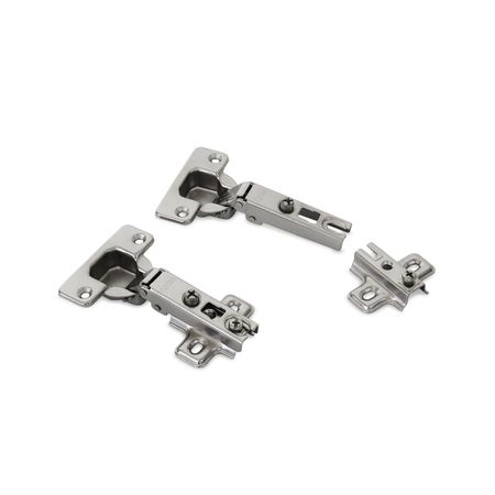 Bisagra Cangrejo Werken Lateral 35 mm en Acero Brillante con Regulación Tridimensional