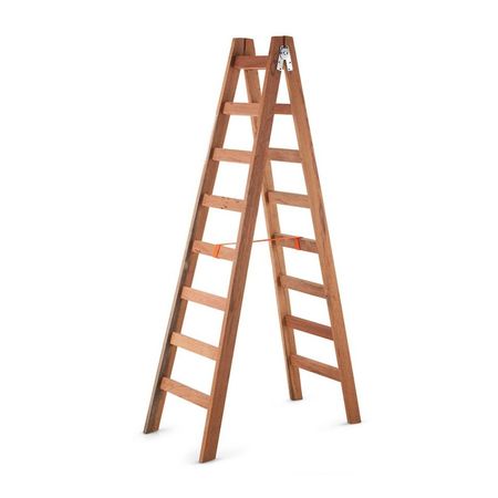 Escalera Tijera de madera 8 pasos Iforest