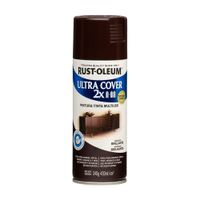 Spray Brillante Acrílico Ultra Cover 340g Marrón