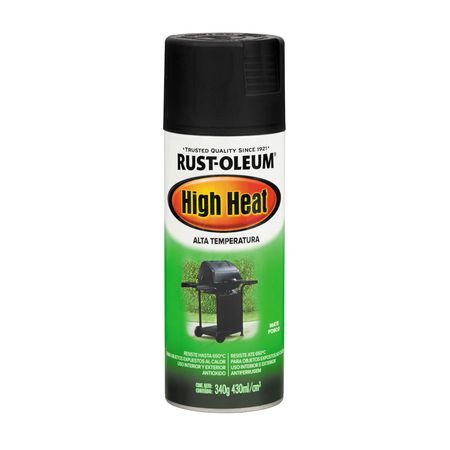 Spray Alta Temperatura Negro 340 gramos