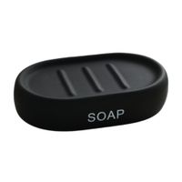 Jabonera Orange Rubber Negro