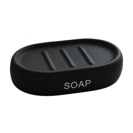 Jabonera Orange Rubber Negro