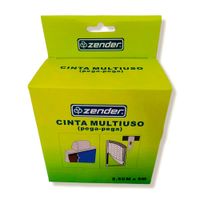 Rollo Pega Pega Negro 25mm x 5 metros sin adhesivo Zender