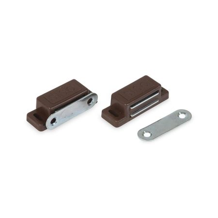 Cierre Magnético Chico 4kg Marrón Soporta 4 Kg 2 Unidades