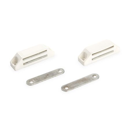 Cierre Magnético Soporta 6 Kg Modelo Media 6kg 2 Unidades Bronce Brillante