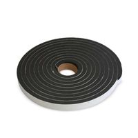 Burlete de Espuma Autoadhesivo Zender 5m x 10mm x 10mm Gris