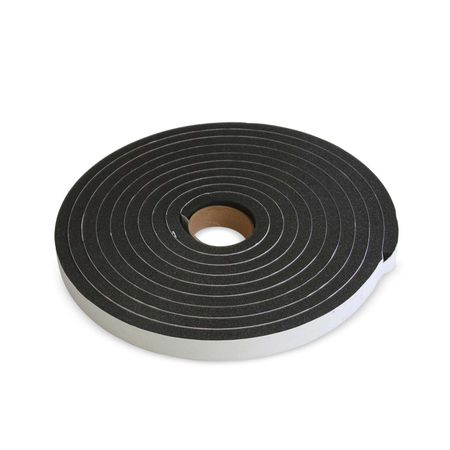 Burlete de Espuma Autoadhesivo Zender 5m x 10mm x 10mm Gris