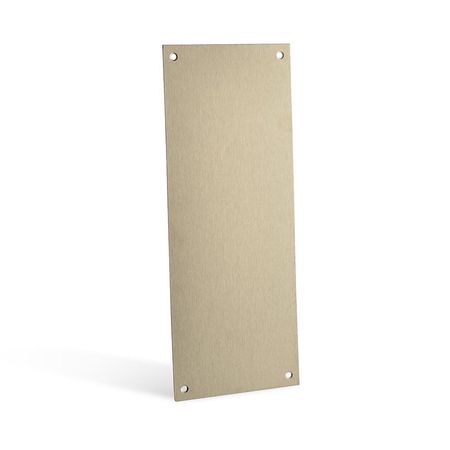 Placa de Acero Inoxidable para Puerta Vaivén Zender 25x10 cm