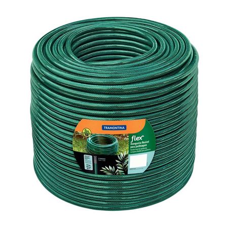 Manguera Flex Verde para jardín 3/4 50 Metros Tramontina
