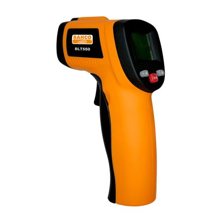Termómetro Láser Bahco Modelo BLT550 Acero Inoxidable Infrarrojo Naranja