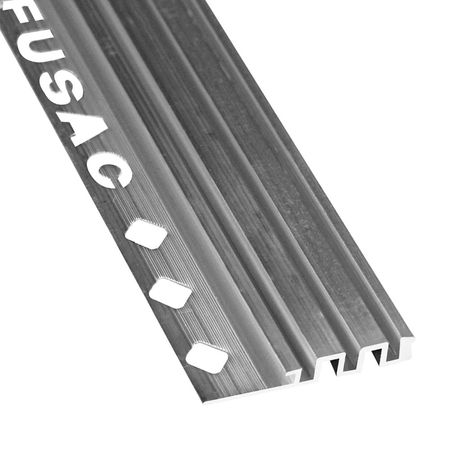 Rodo paso Base Aluminio x 2.40 metros Nefusac