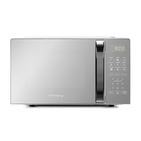 Horno Microondas Holstein con Espejo 20L Plateado